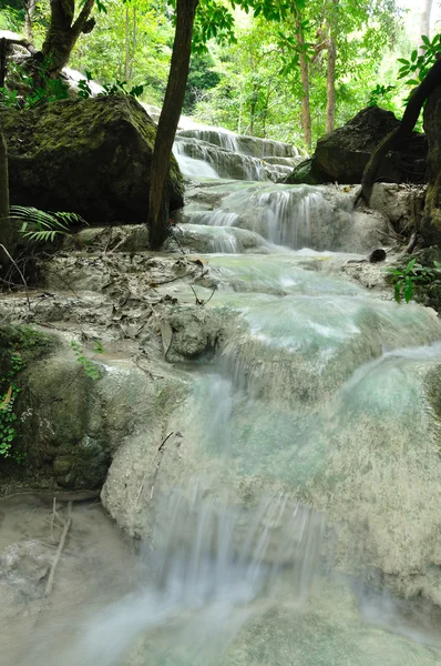 stock image Eravan Waterfall, Kanchanabury, Thailand