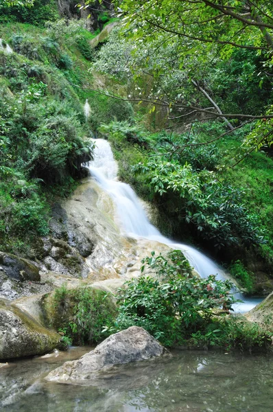 stock image Eravan Waterfall, Kanchanabury, Thailand