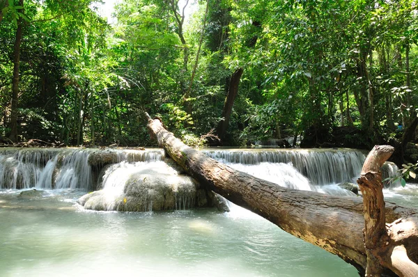 stock image Eravan Waterfall, Kanchanabury, Thailand