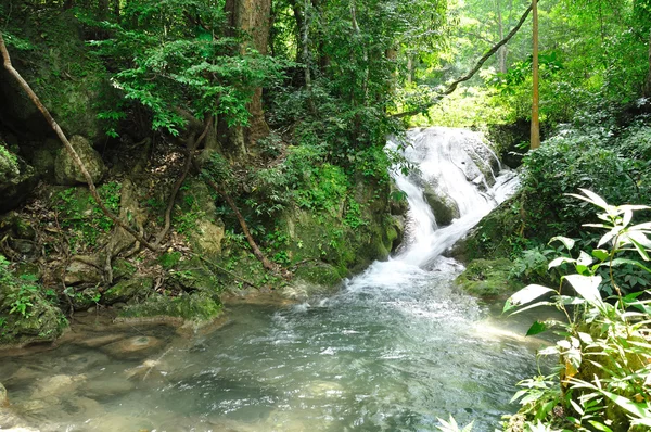 stock image Eravan Waterfall, Kanchanabury, Thailand