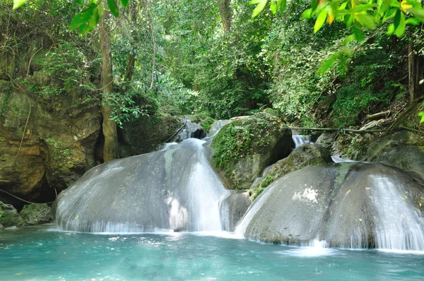 Eravan Waterfall, Kanchanabury, Thailand — Stock Photo, Image