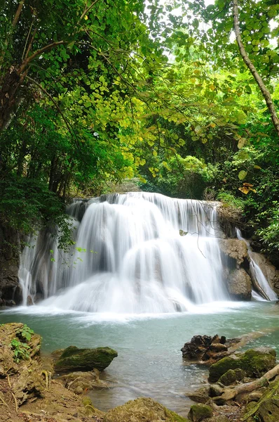 stock image Hui Mea Khamin Waterfall, Kanchanabury, Thailand