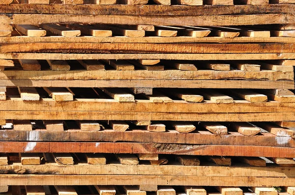 Dřevo hromadí — Stock fotografie