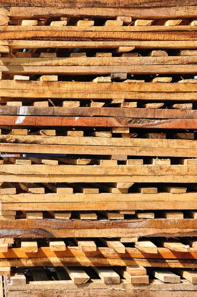 Dřevo hromadí — Stock fotografie