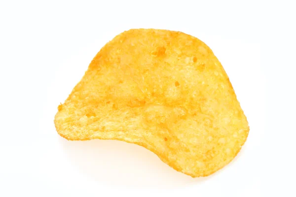 Aardappel met één chip — Stockfoto