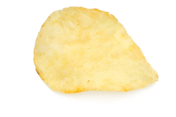 Единый картофельный чип — стоковое фото
