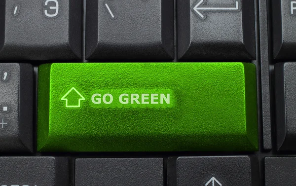 Ir botón verde —  Fotos de Stock