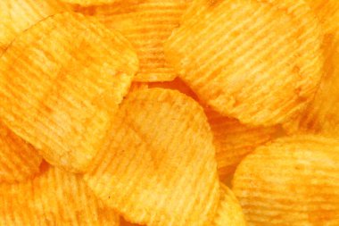 patates cipsi yığını