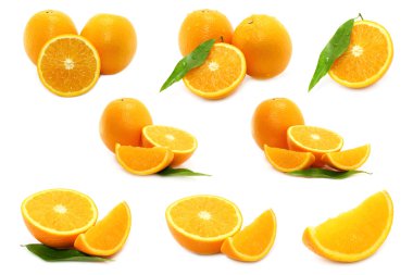 Oranges collage clipart