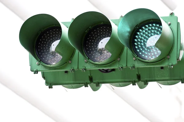 トラフィックの緑色のライト — ストック写真