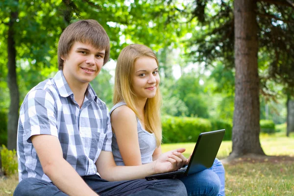 stock image Young in the park