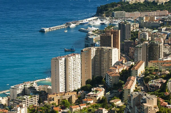 Baía de Mônaco e Monte Carlo — Fotografia de Stock