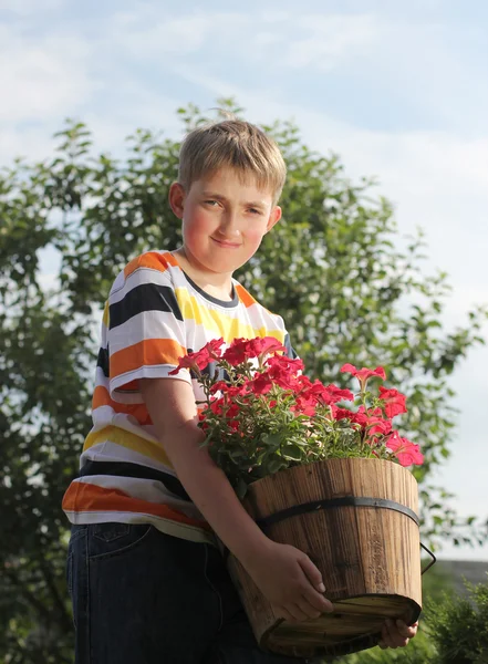 Mladého zahradníka — Stock fotografie