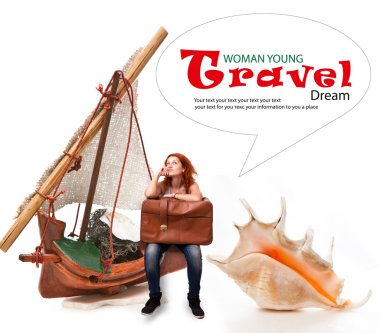 Dreams of traveling clipart