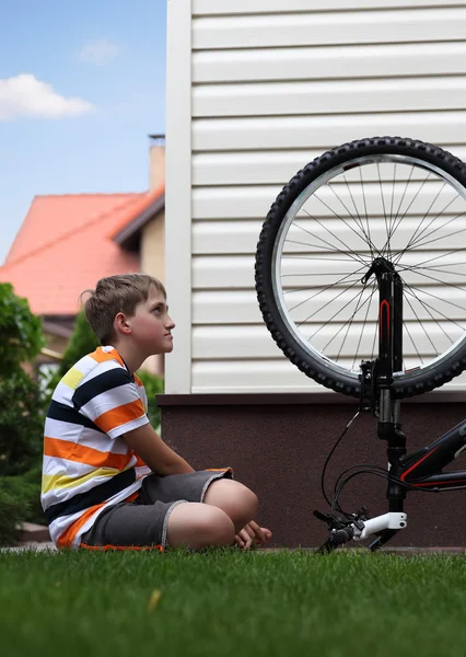 Naprawa rowerów — Zdjęcie stockowe