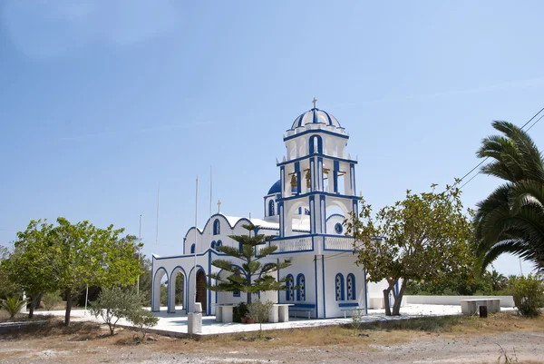 Greek Church and Campanile — Stock Photo, Image