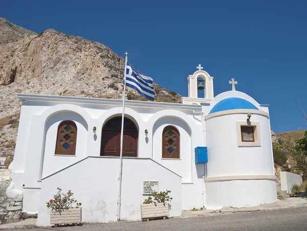 ギリシャ語の礼拝堂とベル タワー — ストック写真