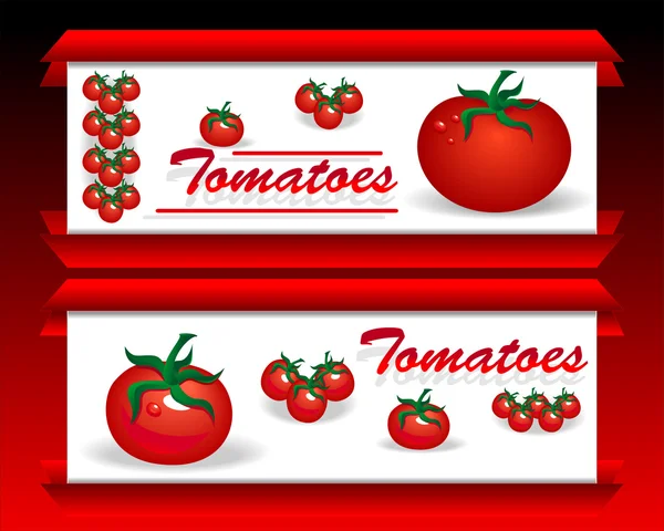 Tomates — Vetor de Stock