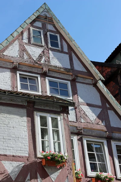 Edificios de entramado de madera - Celle, Alemania — Foto de Stock