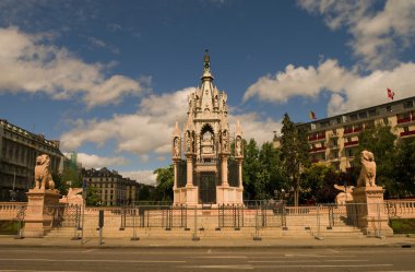 Brunswick Monument in Geneva, Switzerland, 2012 clipart