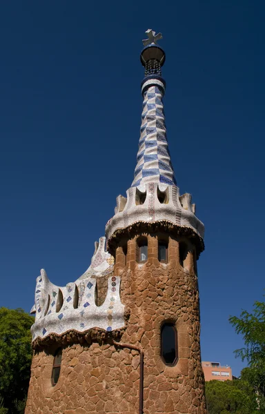 Park Guell v Barceloně, architektura od Gaudího, 2012 — Stock fotografie