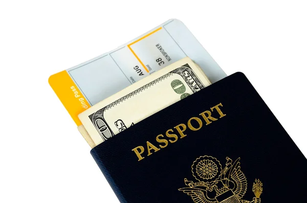Два паспорта — стоковое фото