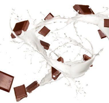 Chocolate splash clipart