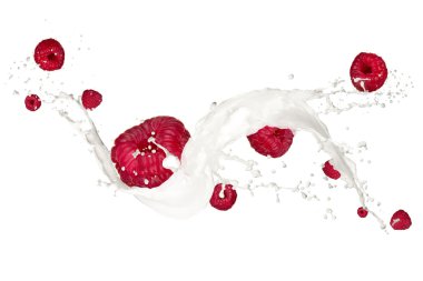 Fruit with milk clipart