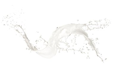 Milk splash clipart