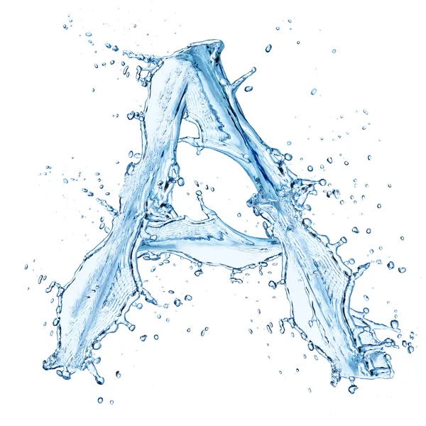 Water letter — Stock Photo, Image