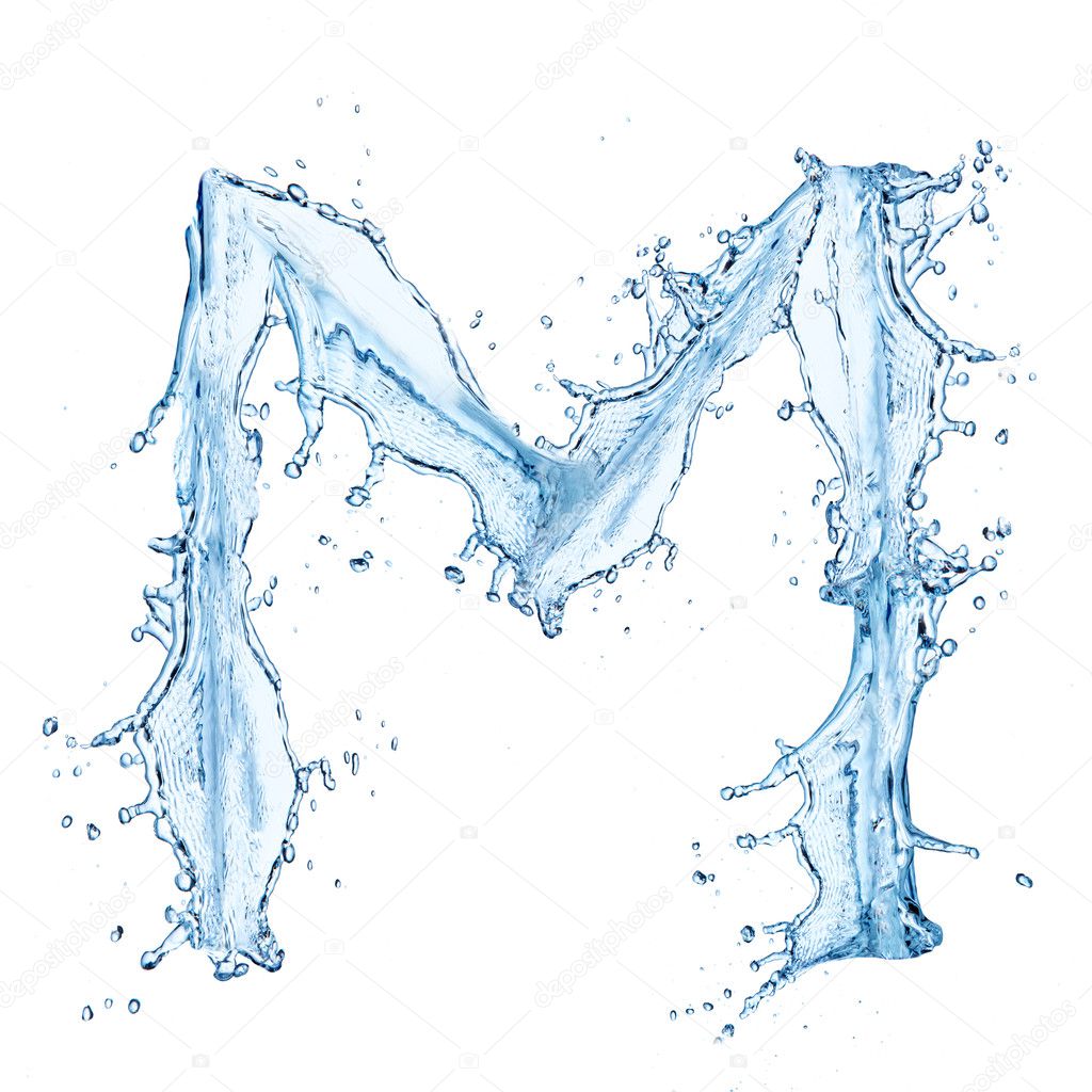 Water letter Stock Photo by ©jag_cz 11314544