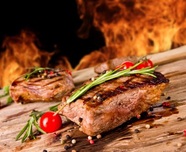 Beef steaks clipart