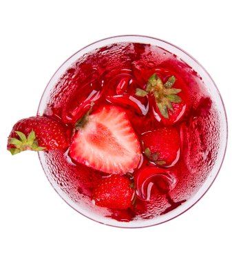 Strawberry mojito clipart