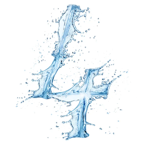 Vattennummer — Stockfoto