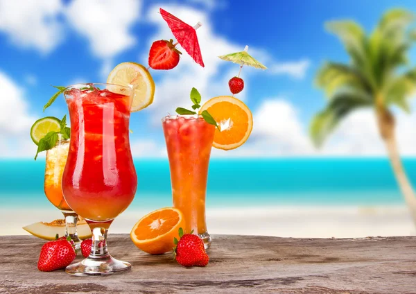 Exotic cocktails — Stock Photo, Image