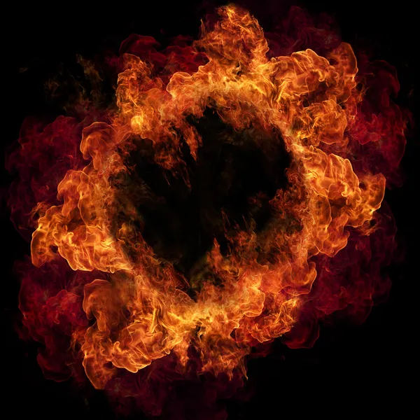 Anel de fogo — Fotografia de Stock