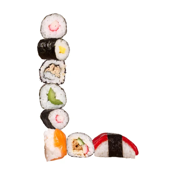 寿司的信 — 图库照片