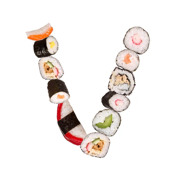 Lettera di sushi — Foto Stock