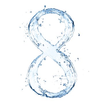 Water number clipart