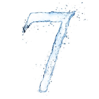 Water number clipart