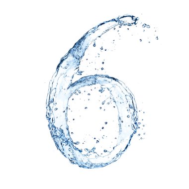 Water number clipart