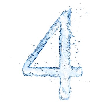 Water number clipart