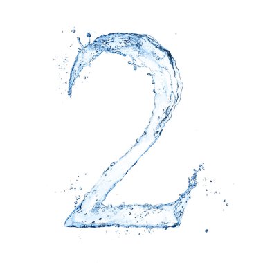 Water number clipart