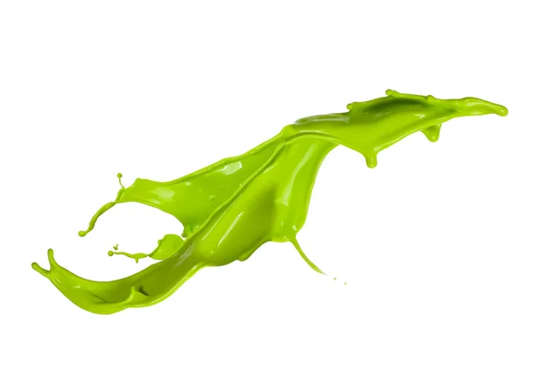 Groene splash — Stockfoto