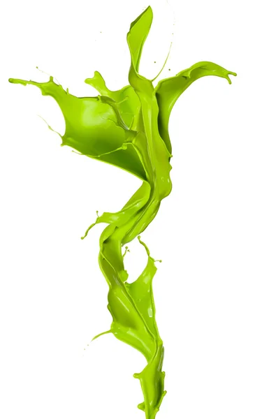 Yeşil splash — Stok fotoğraf