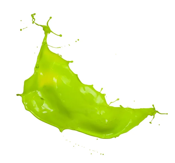 Zielony splash — Zdjęcie stockowe