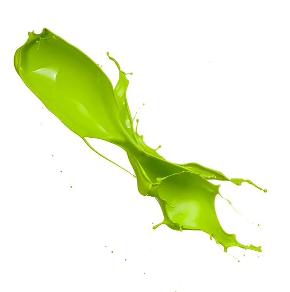 Zielony splash — Zdjęcie stockowe