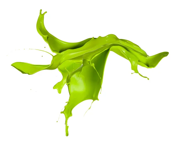 Yeşil splash — Stok fotoğraf