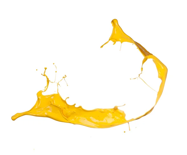 Желтый всплеск — стоковое фото
