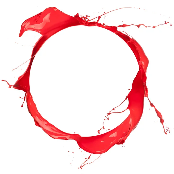 Červený kruh — Stock fotografie
